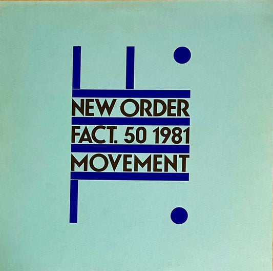 New Order : Movement (LP, Album, A2 )