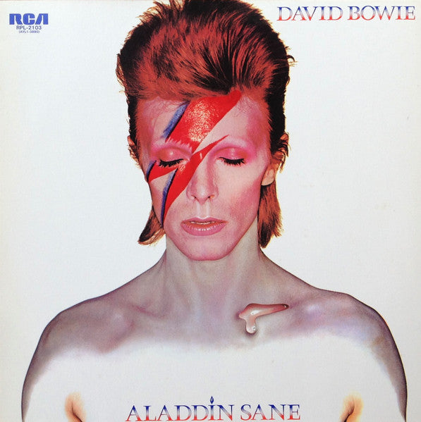 David Bowie = デビッド・ボウイー* : Aladdin Sane = アラディン・セイン (LP, Album, RE)