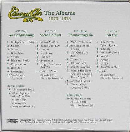 Curved Air : The Albums 1970-1973 (Box, Comp + CD, Album, RE, RM + CD, Album, RE, RM )