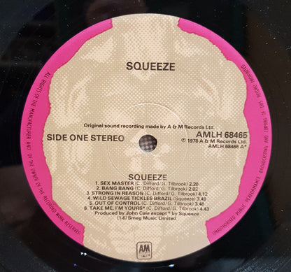 Squeeze (2) : Squeeze (LP, Album)