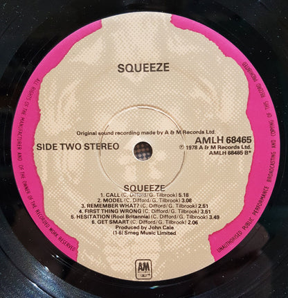 Squeeze (2) : Squeeze (LP, Album)