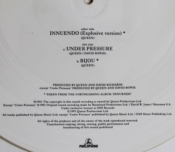 Queen : Innuendo (Explosive Version) (12", Single, Pic)