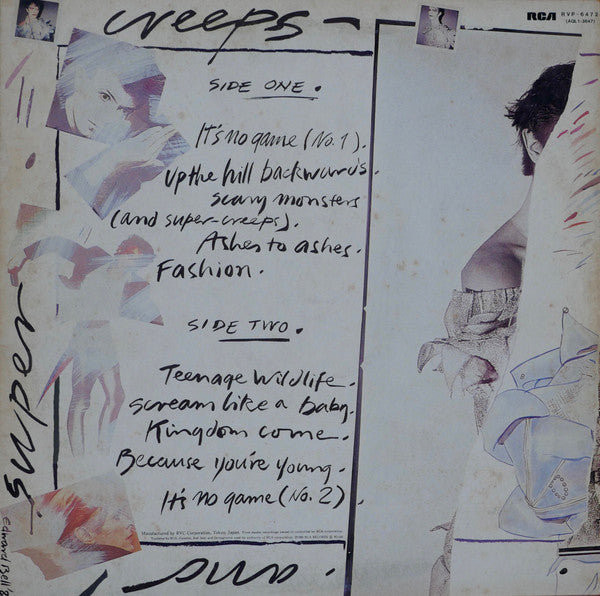 David Bowie : Scary Monsters (LP, Album)