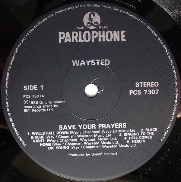 Waysted : Save Your Prayers (LP, Album)