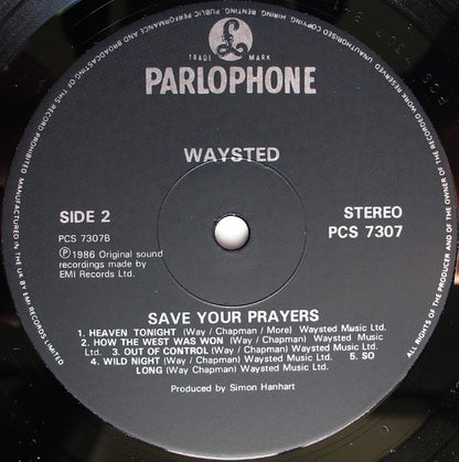 Waysted : Save Your Prayers (LP, Album)