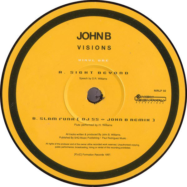 John B : Visions (4x12", Album)