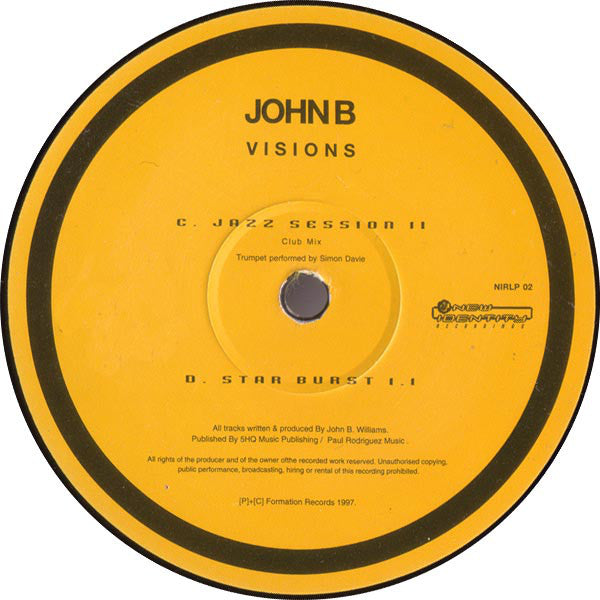 John B : Visions (4x12", Album)