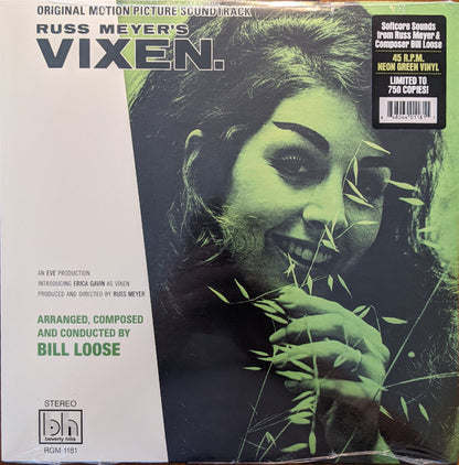 Bill Loose* : Russ Meyer's Vixen. Original Motion Picture Soundtrack (LP, Ltd, Neo)