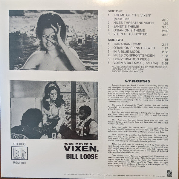 Bill Loose* : Russ Meyer's Vixen. Original Motion Picture Soundtrack (LP, Ltd, Neo)