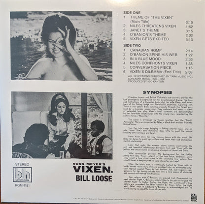 Bill Loose* : Russ Meyer's Vixen. Original Motion Picture Soundtrack (LP, Ltd, Neo)