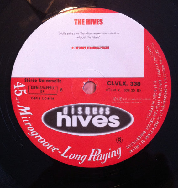 The Hives : Hate To Say I Told You So (7", Single, Ltd)