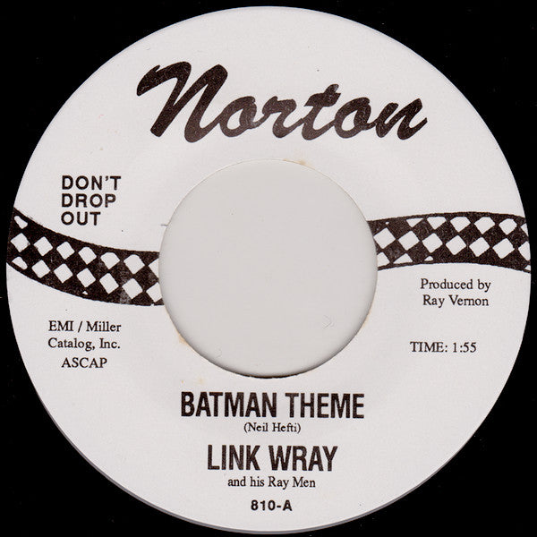 Link Wray And His Ray Men : Batman Theme / Zip Code (7", Single)