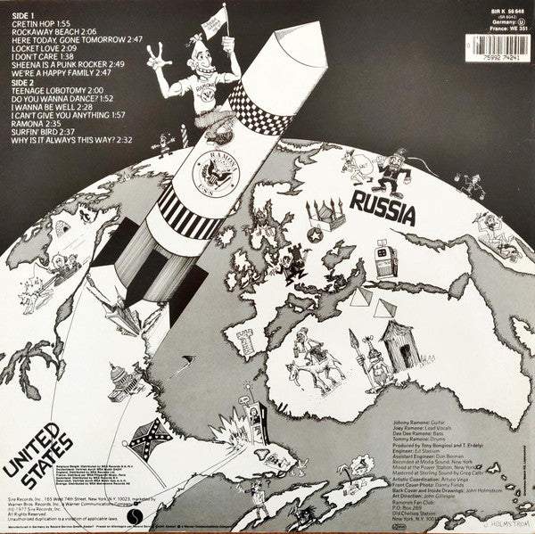 Ramones : Rocket To Russia (LP, Album, RE)