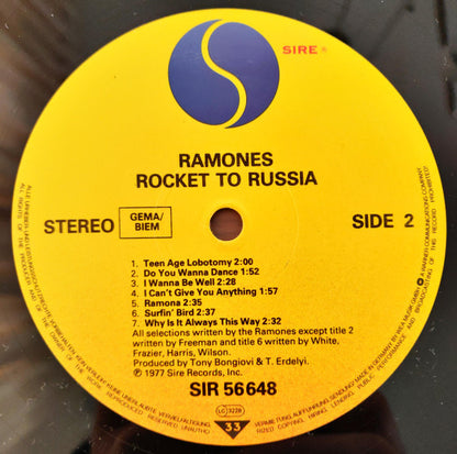 Ramones : Rocket To Russia (LP, Album, RE)