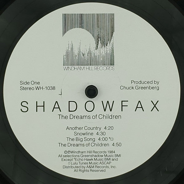 Shadowfax : The Dreams Of Children (LP, Album)