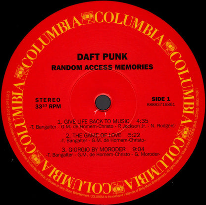 Daft Punk : Random Access Memories (2xLP, Album, RE, 180)