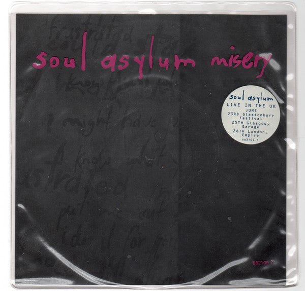 Soul Asylum (2) : Misery (7", Num, Whi)