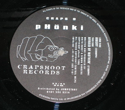 pHönki : Angry / Afraid Of Nothin' (12")