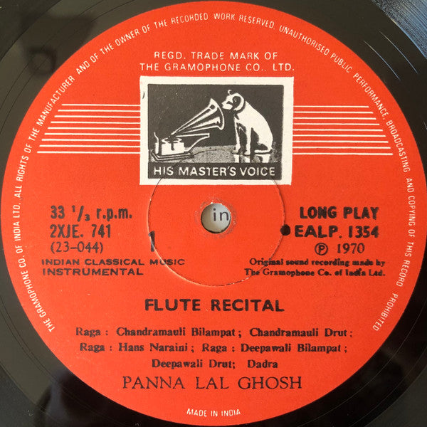 Panna Lal Ghosh* : Pannalal Ghosh (LP, RE)