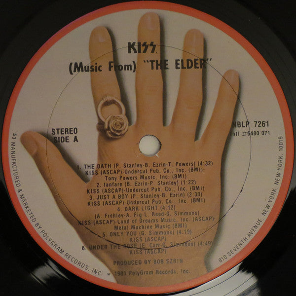 Kiss : (Music From) The Elder (LP, Album, Gat)