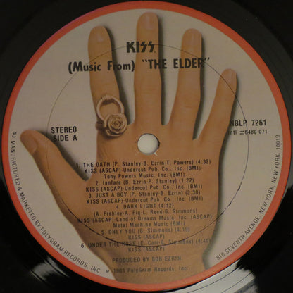 Kiss : (Music From) The Elder (LP, Album, Gat)