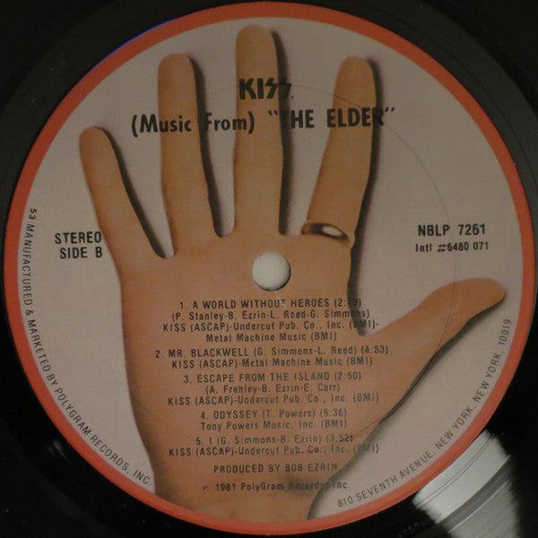 Kiss : (Music From) The Elder (LP, Album, Gat)