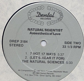 Natural Scientist : Anaesthetic Of Love (12", EP)