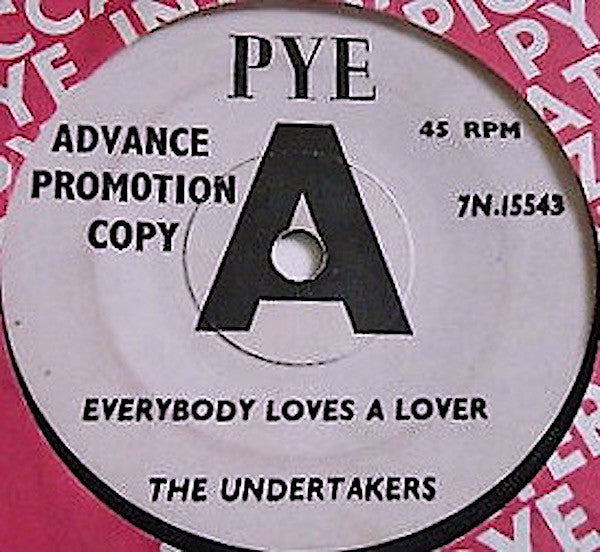 The Undertakers (2) : Everybody Loves A Lover (7", Promo)