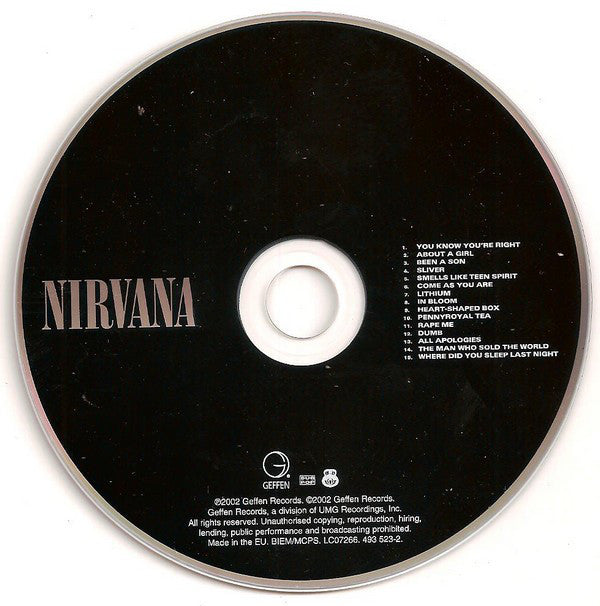 Nirvana : Nirvana (CD, Comp, RM, RP)