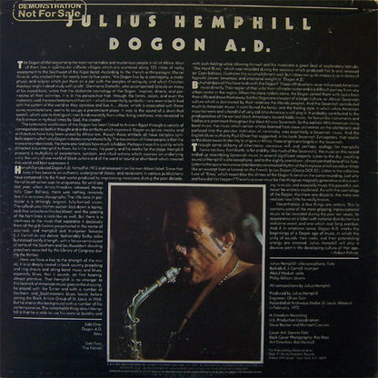 Julius Hemphill : Dogon A.D. (LP, Album, RE)