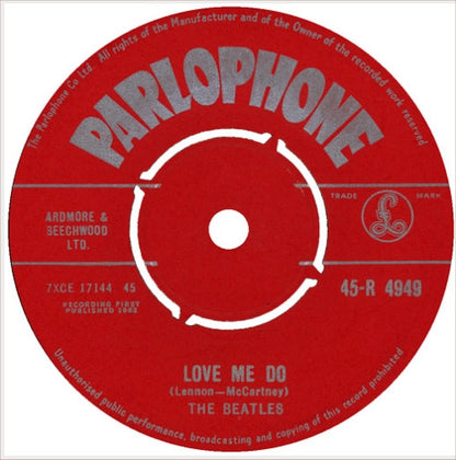 The Beatles : Love Me Do (7", Single)