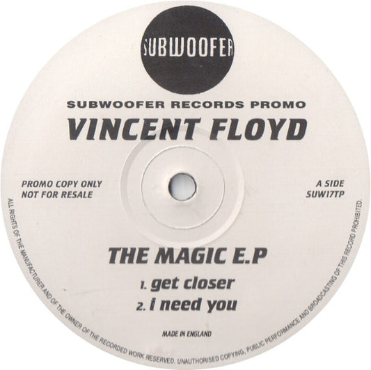 Vincent Floyd : The Magic E.P (12", EP, Promo)