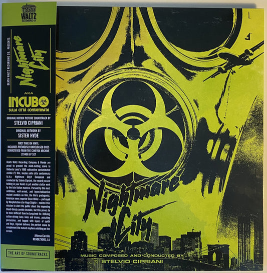 Stelvio Cipriani : Nightmare City = Incubo Sulla Città Contaminata (Original Motion Picture Soundtrack) (2xLP, Album, RE, RM, Gre)