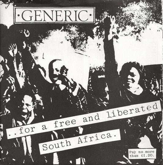 Generic : ..For A Free And Liberated South Africa (7", EP)