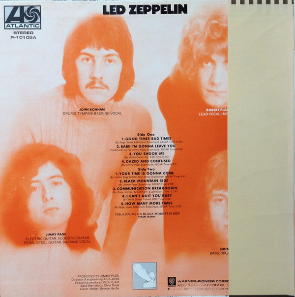 Led Zeppelin = レッド・ツェッペリン* : Led Zeppelin = レッド・ツェッペリン (LP, Album, RE)