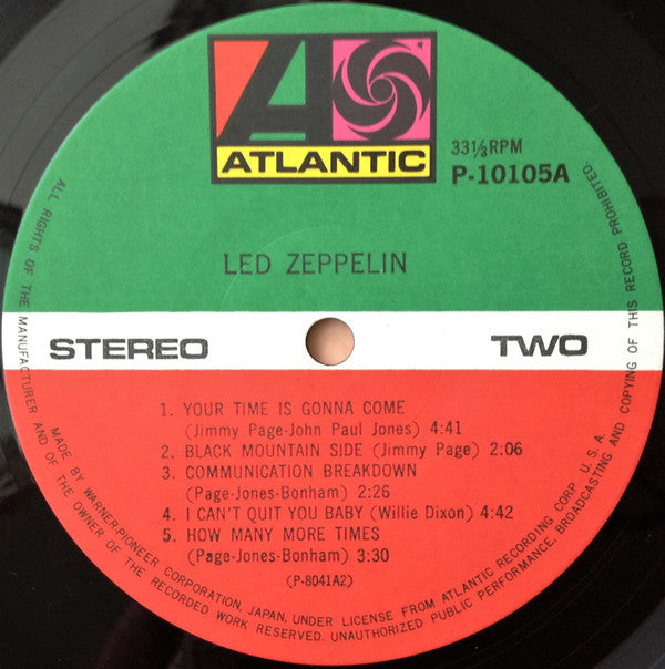 Led Zeppelin = レッド・ツェッペリン* : Led Zeppelin = レッド・ツェッペリン (LP, Album, RE)