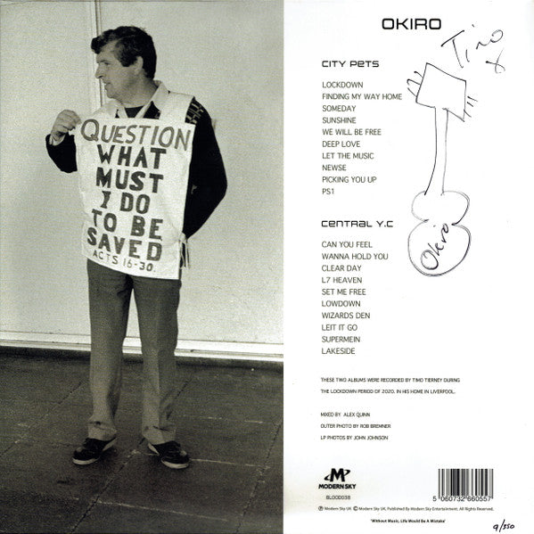 Okiro : City Pets / Central Y.C (LP, Album, RE, Blu + LP, Album, Pur + Num)