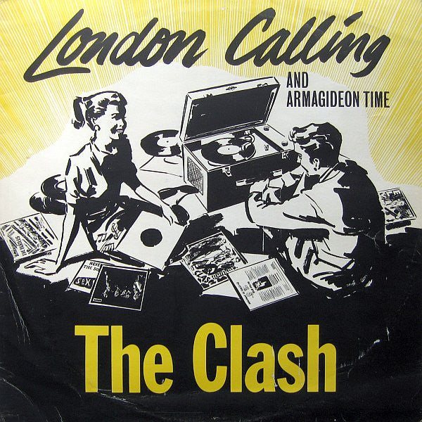 The Clash : London Calling And Armagideon Time (12", Single)