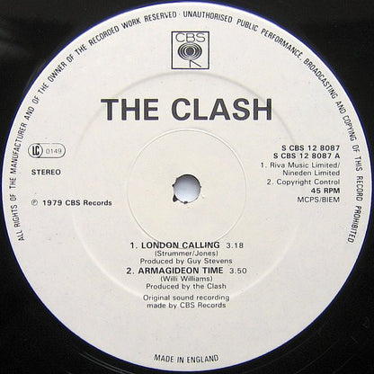 The Clash : London Calling And Armagideon Time (12", Single)