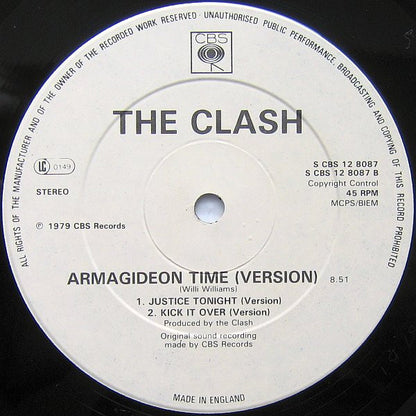 The Clash : London Calling And Armagideon Time (12", Single)