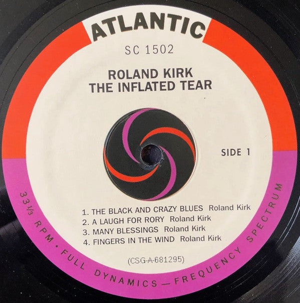 Roland Kirk : The Inflated Tear (LP, Album, RE)