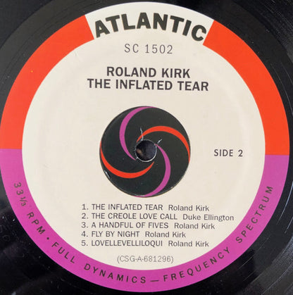 Roland Kirk : The Inflated Tear (LP, Album, RE)