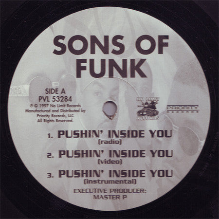 Sons Of Funk : Pushin' Inside You (12")