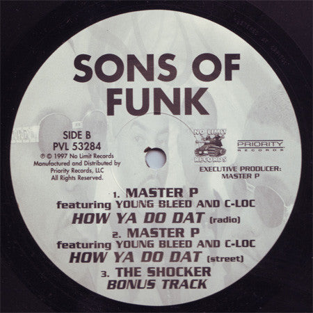 Sons Of Funk : Pushin' Inside You (12")