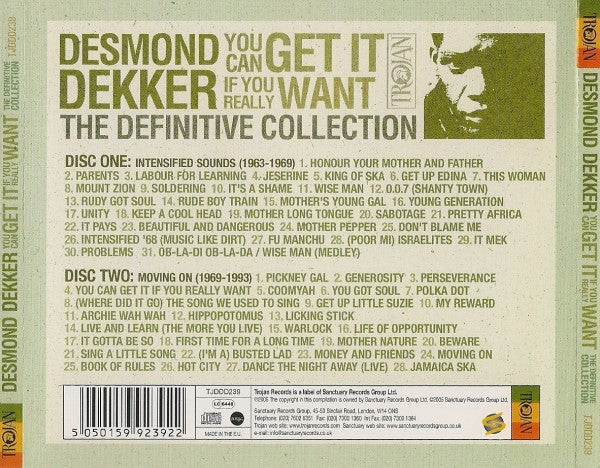 Desmond Dekker : You Can Get It If You Really Want - The Definitive Collection (2xCD, Comp, Sli)