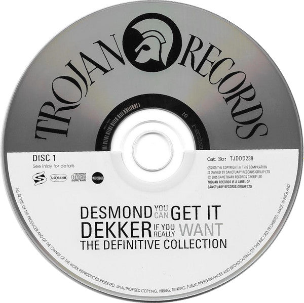 Desmond Dekker : You Can Get It If You Really Want - The Definitive Collection (2xCD, Comp, Sli)