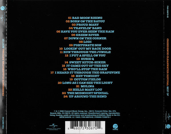Creedence Clearwater Revival : Best Of (CD, Comp)