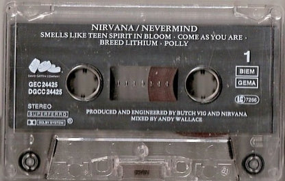 Nirvana : Nevermind (Cass, Album)