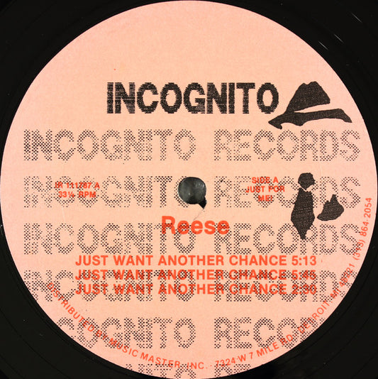 Reese : Just Want Another Chance (12")