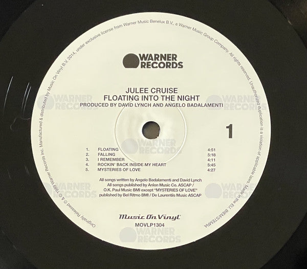 Julee Cruise : Floating Into The Night (LP, Album, RE, RP, 180)